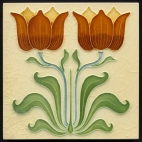 Art Nouveau Tiles from Tile Heaven